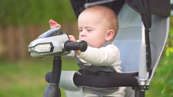 Little Boy Riding a Bicycle alt