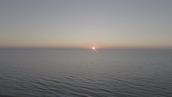 Aerial view of Dunes Of Piscinas at sunset, Sardinia alt