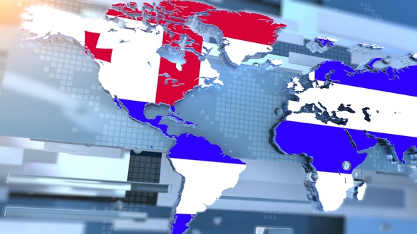 Ajaria Flag Inside The Shape Of World Map Transition alt