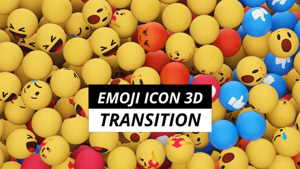 Emoji Icon Transitions 3d HD