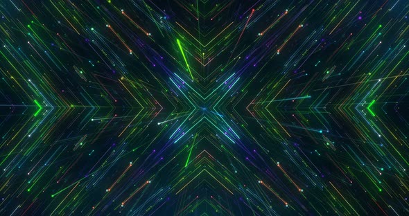 Neon Particles Background