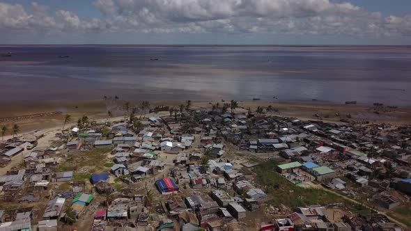 Tropical Cyclone Idai aftermath destruction in Beira, Mozambique, Southern Africa. alt
