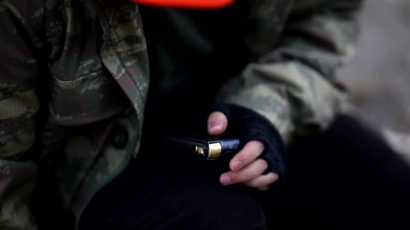 Hunter With Bullet alt