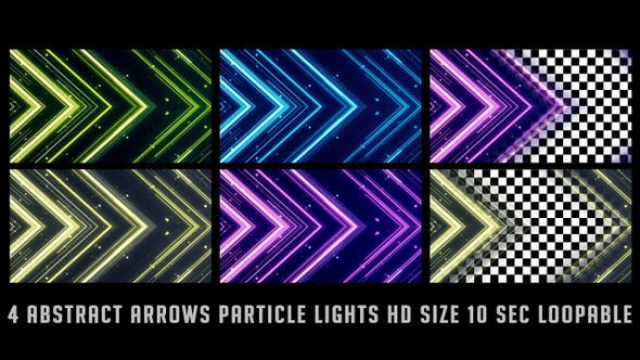 Abstract Arrows Particle Lights Pack