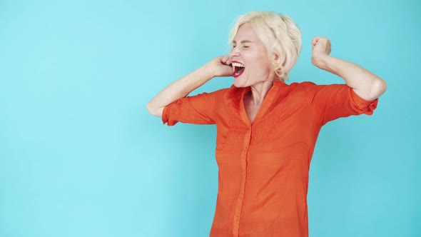 Winner Excitement Expressive Woman Successful alt