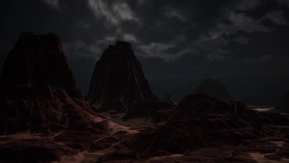 Rock Formations in the Nevada Desert alt