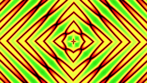 Kaleidoscope, mandala. 3d render music broadcast TV flashing, night club, music video vj pattern alt