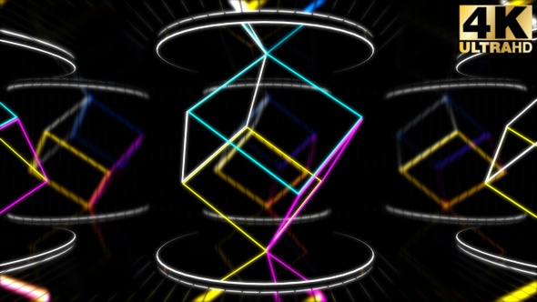 Cubic Neon Lights 6 Pack