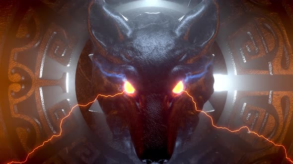 Wolf Raged VJ loop alt