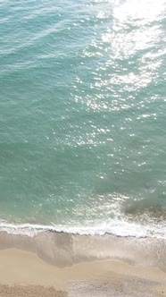 Sea Near the Coast  Closeup Aerial View of the Coastal Seascape alt