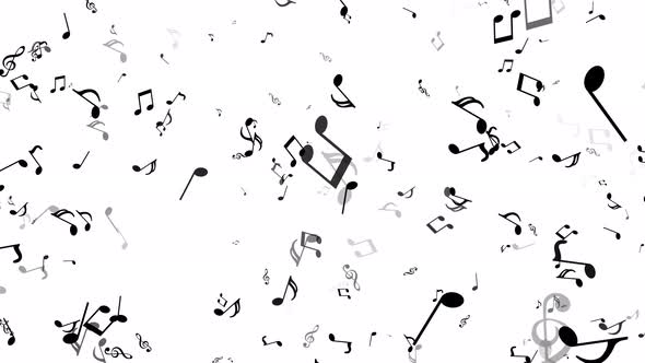 4k Falling Music Notes alt