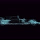3D Seamless Loop Formula Race Car Hologram Wireframe - VideoHive Item for Sale