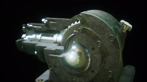 Metal Closeup Gear Box alt