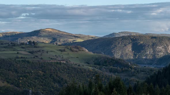 Rural Mountain Landscape Time Lapse alt
