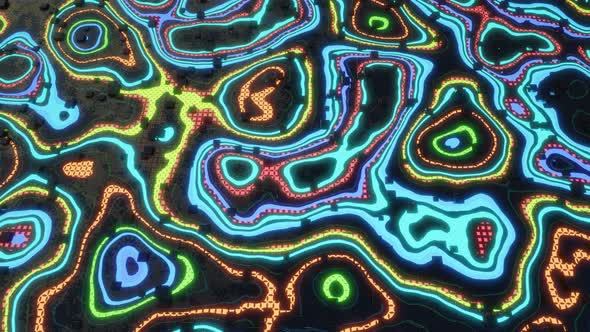 3d Objects Form Sci Fi Composition on Surface 3d Pattern alt