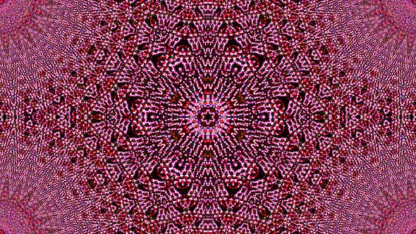 gradient wave with stripes, color red light dots shining round shape in the middle as background alt