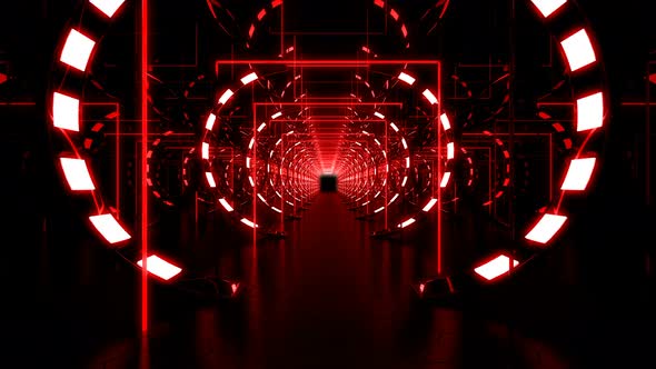 Red Lights Tunnel Loop