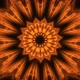 Orange glowing symmetrical pattern - VideoHive Item for Sale