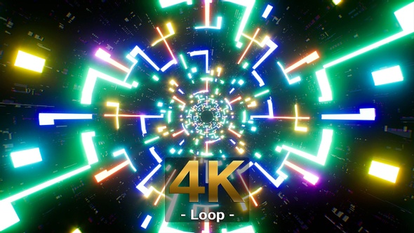 Various Colors Zigzag Light Background 4K alt