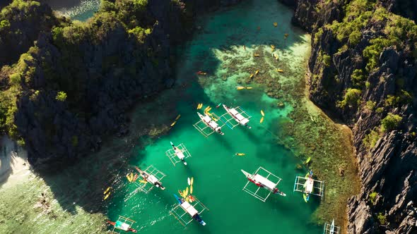 Tropical Seawater Lagoon, Philippines, El Nido alt