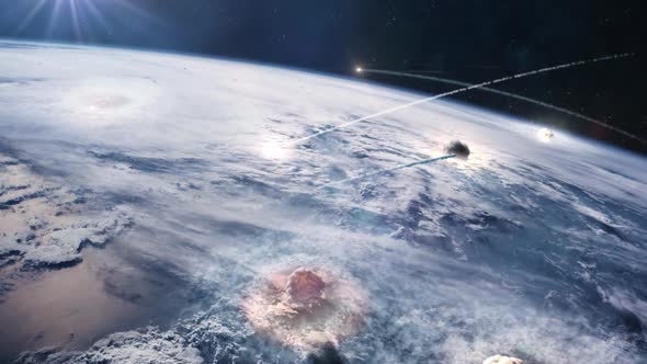 The End of the World - Nuclear War Seen From From Orbit alt