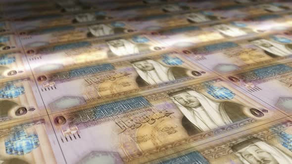 Jordan Dinar money sheet printing seamless loop alt
