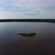 Small Island In Middle Of Lake - VideoHive Item for Sale