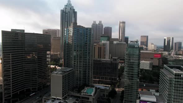 Buildings In The Commercial Area Of The City