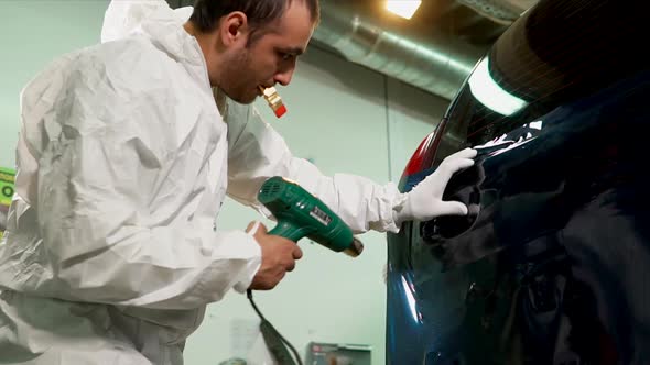 Worker Heated Garage Hairdryer Continuous Surface Vinyl alt