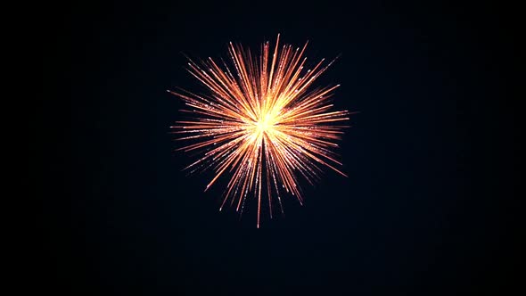 The Single Fireworks In The Night