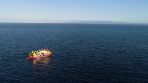Ferry Transports Passengers to Another Island alt