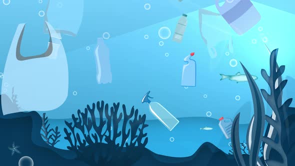 Sea Plastics Pollution