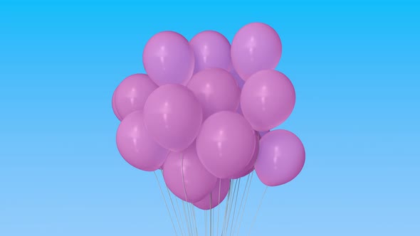 Making a Bunch of Pink Helium Balloons, Motion Graphics | VideoHive