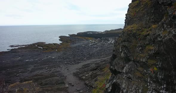 Cape Kekurskiy, Russia, Coast of the Arctic Ocean, Aerial alt