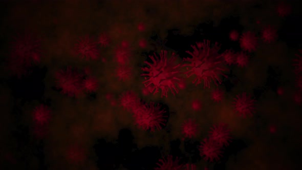 3D render seamless Corona Virus Covid-19