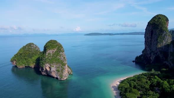 Railay Beach Krabi Thailand the Tropical Beach of Railay Krabi View of Railay Beach in Thailand alt