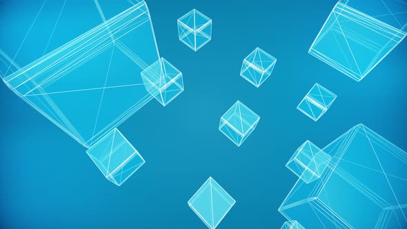 Corporate Blue Looped 4K Background alt