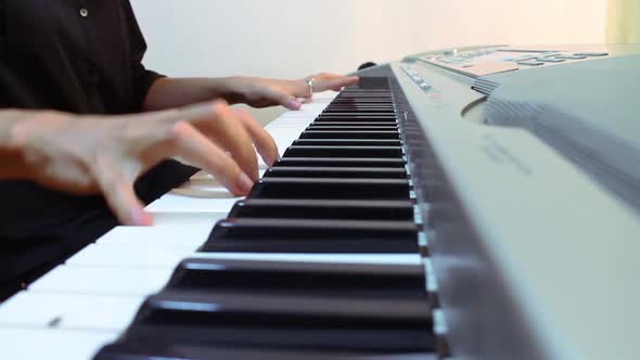 Playing A Musical Synthesizer alt