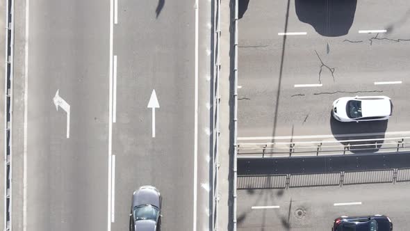 Cars on the Road Aerial View alt
