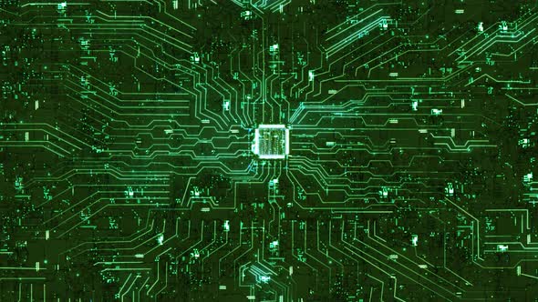 Cpu Chip Circuit Board