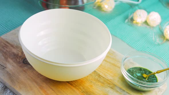 Weighing Flour on a Scale alt