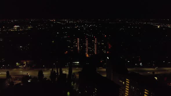 Night Cityscape Cars Traffic alt