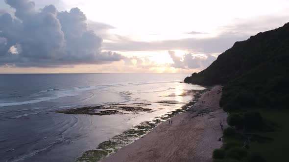 Nyang Nyang Beach Cliff Parallax with Clouds alt
