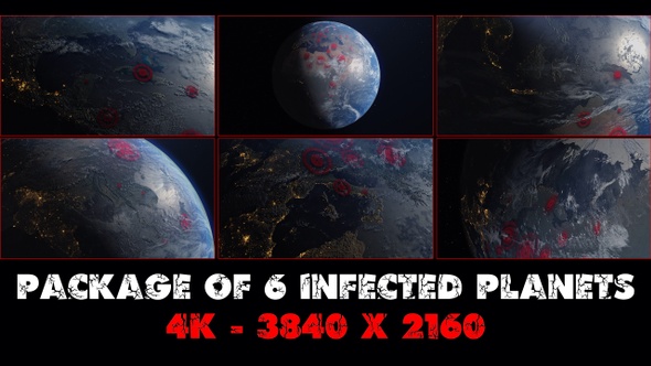 Infection On The Planet / Pack Of 6 4K