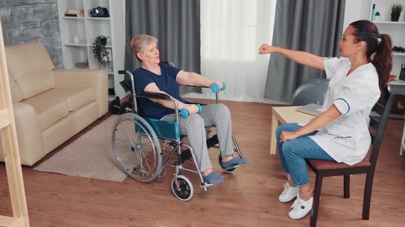 Rehabilitation Treatment for Woman in Wheelchair alt