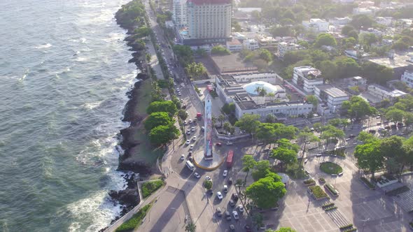 View Of A Street Near The Coast