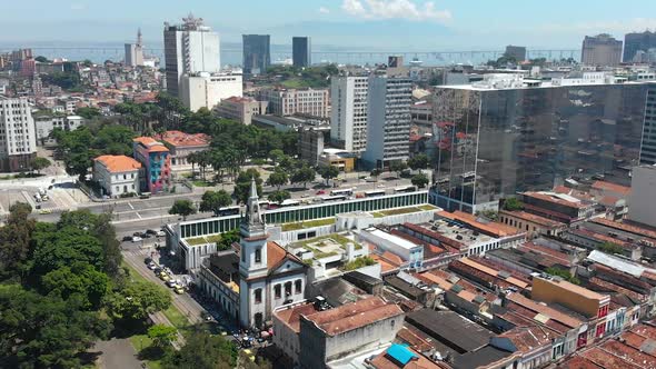 Architecture, Buildings (Rio De Janeiro, Brazil) Aerial View, Drone Footage alt