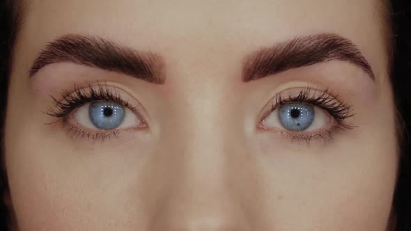 Beautiful Girl with Blue Eyes alt