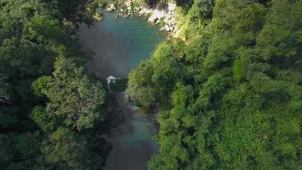 MisohHa Waterfall in Chiapas Mexico
