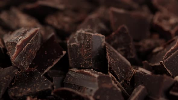 crushed dark chocolate close up alt
